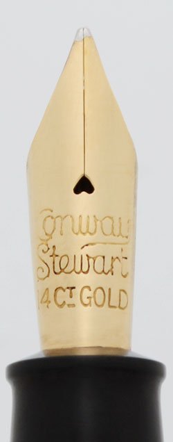 Conway Stewart No.286 万年筆 Conway Stewart 286 - 1940s, Blue Marble, Medium Flexible 14k